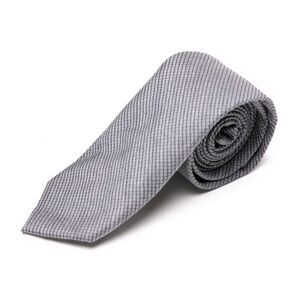 Calibrate Men Silk Blend Striped Tie Gray 2239